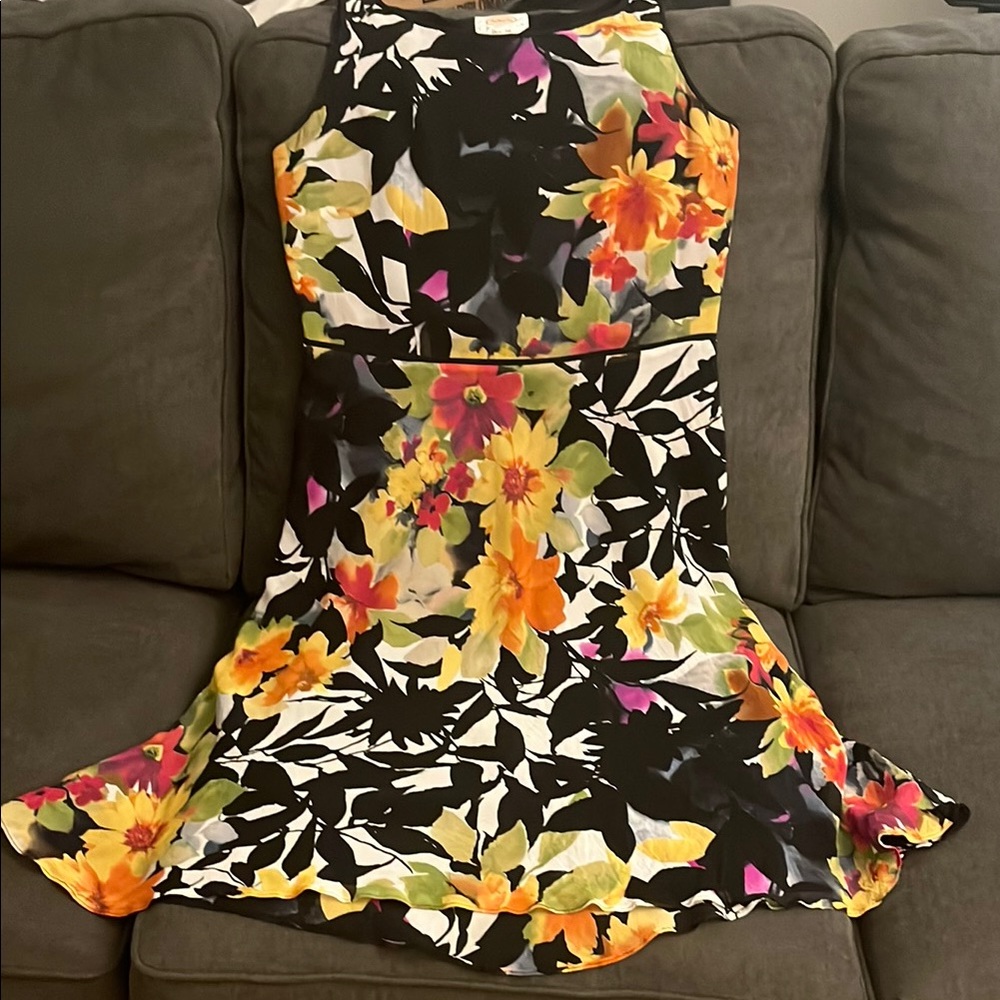 Talbots SILK Floral Dress